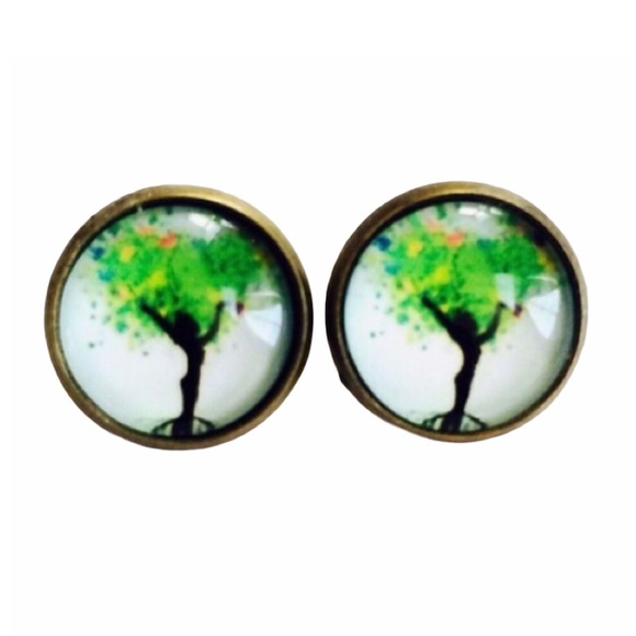 3 for 15🎀bronze tone tree of life earrings - Picture 2 of 6